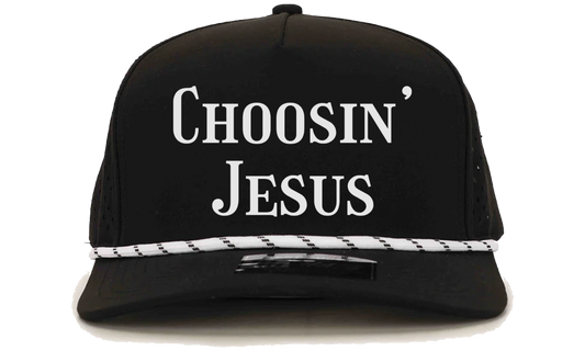 Choosin' Jesus 3D Puff Rope Hat